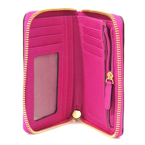 mk pink wallet